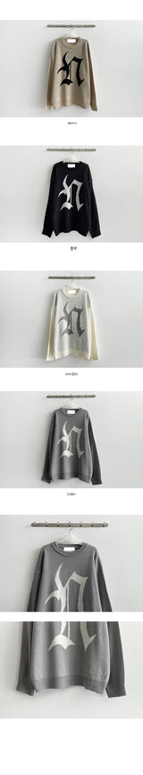 North Loose Boxy Vintage Round Knit