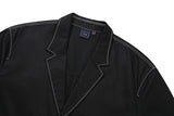 ステッチコットンブレザー / STITCH COTTON BLAZER_BLACK