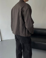 OA Pad Matte Coated Leather Jacket (2 colors)