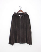 コージーフードジップアップ/Cozy Hood Zip-Up (3color)