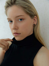 Holiday daily rhombus ceramic earring(CB) (6642399477878)