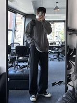 never loosefit round knit