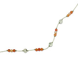 チャイニーズトランペットクリーパージェムストーンブレスレット/Chinese trumpet creeper gemstone bracelet
