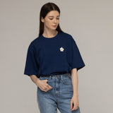 ドローイングフラワーバックロゴショートスリーブTシャツ / Drawing Flower Backlogo Short-Sleeved T-Shirt