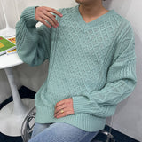 ルーズフィットメンニット/SK Loose fit Fischer Man Knitwear (5 colors)
