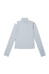 Flower Pattern Turtleneck_Ash Blue (6684830826614)