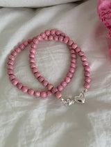 ノッティングピンクネックレス / [925silver] Notting pink Necklace