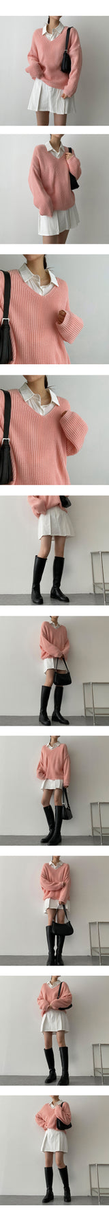 ヒルズハーフクロップドVニットウェア / Hills Half Cropped V-Knitwear