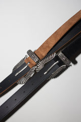 antique suede belt (3 color)