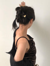 ガールズハートヘアピン（ゴールド）