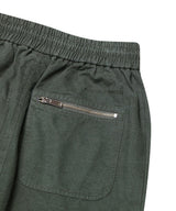 WASHED 2WAY ZIP SKIRT_KHAKI