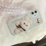 ジャイアントバニーダンダンジェリーハードアイフォンケース/Giant Bunny Dung dung Jelly Hard phone case beige