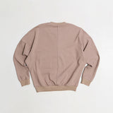 ハーフジップレイヤードスウェットシャツ / HALF ZIP LAYERD SWEATSHIRTS-BRONZE