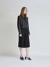 FAUX LEATHER NON COLLAR JACKET (6679784652918)