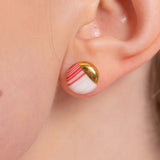 2022パントンストレイタムデイリーラウンドピアス/2022 Pantone Stratum daily round earring (RP)
