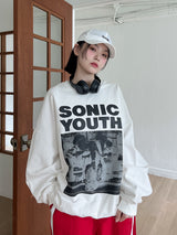 ソニック ボクシー スウェットシャツ / Sonic Boxy Sweatshirt (2color)