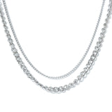 ダブルチェーンネックレス / DOUBLE CHAIN NECKLACE