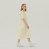 セーラーカラーロングドレス / SAILOR COLLAR LONG DRESS_LEMON