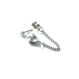 WHITE HEART PEARL EARRING (6618485915766)