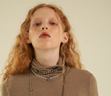 GREY PEARL SHORT NECKLACE (6661871075446)