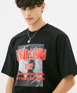 RUDDY RETRO PAPER T-SHIRT (CHARCOAL) (6585245106294)