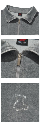 テンドリトラックトップ/TEMDORI TRACK TOP [CHARCOAL]