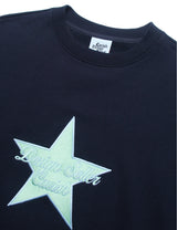 スターロゴ刺繡スウェットシャツ/STAR LOGO EMB SWEATSHIRT NAVY(CV2CFUM462A)