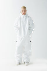 WDフューチャーリフレクティブトラックパンツ / BSR2223FWPT040 WD FUTURE REFLECTIVE TRACK PANTS WHITE