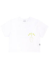 クルーネッククロップトップTシャツ / Crew neck crop top T-shirt (2624772898934)