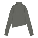 Slim-fit Unbalance Turtleneck [COCOA] (6618523566198)