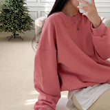 [BELLIDE MADE] point embroidery sweat