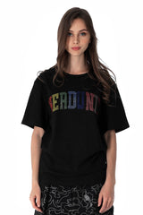 ナードユニットラインストーンズTシャツ | RHINESTONES COLLEGE TEE (3960655511670)