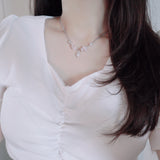 Rose Quartz Twinkle Necklace