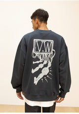 DWMUオーバーサイズスウェットシャツ/DWMU OVERSIZED SWEAT SHIRTS