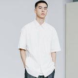 ナイロンランドリーシャツ / NYLON LAUNDRY SHIRT WHITE