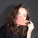FASHION MASK - CHECKER RED (4623545761910)