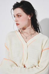 ステッチカーディガン/STITCH CARDIGAN