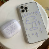 シャイニングブルーAirPodsケース