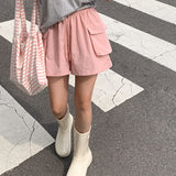 ビスケットナイロンカーゴサマーショートパンツ