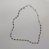 マスクストラップ2WAYチョーカーネックレス / ub Mask Strap Two-Way Black Choker Necklace