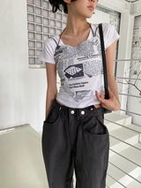 ロキシーデイリーUネックTシャツ / Roxy Daily U Neck T-shirt (6color)