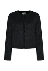 ウールジップクロップジャケット / WOOL ZIP CROP JACKET
