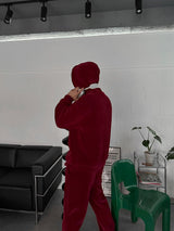Perfect Velour Hood Zip Up (3color)