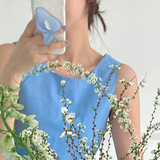 [セット] リーフシリーズ : スプリングブリーズフォンケース + カラースマホグリップ / [SET] Leaf series : Spring breeze phone case + Calla tok