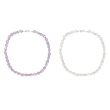 [925 SILVER] Pure Oval Freshwater Necklace