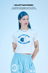 ラビットクロップTシャツ / RABBIT CROP T-SHIRTS(OW)