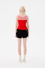 ドゥードゥルチェリードルフィンパンツ / DOODLE CHERRY DOLPHIN PANTS [BLACK]