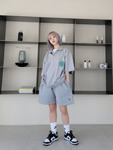オーバーフィットエンブロイダードTシャツ