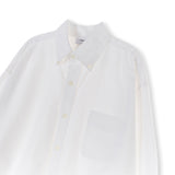 VZロゴビックオーバーフィットオックスフォードシャツホワイト/VZ Logo Big Over Fit Oxford Shirt White (6683359641718)