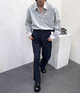 ピンタック ワイド スラックス / SK Pintuck Wide Slacks (3 colors)